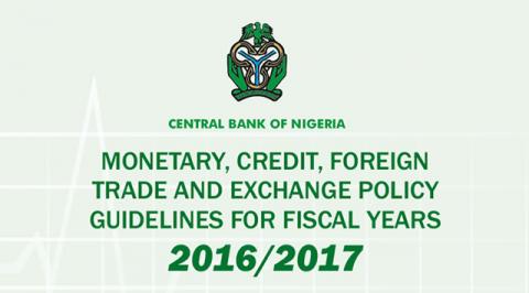 Monetary, Credit, Foreign Trade and Exchange Policy Guidelines For Fiscal Years 2016/2017